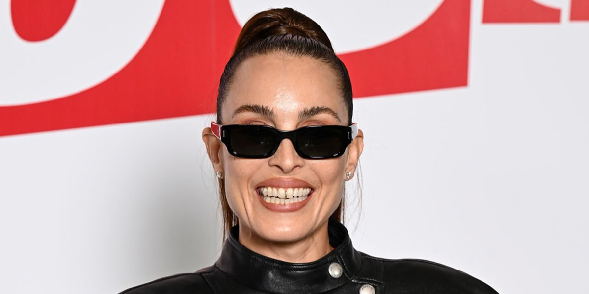 Actress Noomi Rapace wore black Alexander McQueen AM0549S 001 sunglasses "The 90's: Art & Fashion" Exhibition Opening Party at TATE Britain in London, October 2026