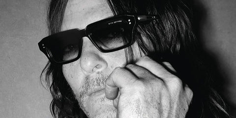 Norman Reedus was seen wearing black Dita Detron DTS 459 02 sunglasses in a Zoom Magazine feature, May 2025.