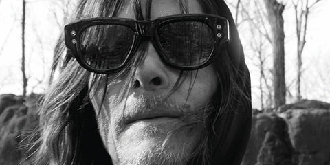 Norman Reedus was seen wearing black Dita Lumeks DTS 728 01 Limited Edition sunglasses in a Zoom Magazine feature, May 2025.