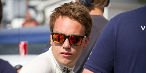 Rally driver Ole Christian Veiby was seen wearing Oakley Holbrook Xl OO9417 29 Prizm sunglasses