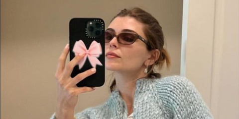 Olivia Jade was seen wearing DMY Studios Romi DMYSUN11TO Transparent Olive in a social media post. Shop online now on Pretavoir