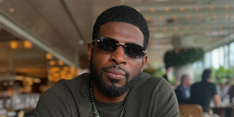 Canadian former professional ice hockey player P.K. Subban was seen wearing silver Gucci GG1221S 008 rimless sunglasses with brown-grey gradient lenses in his Instagram post, May 2025.