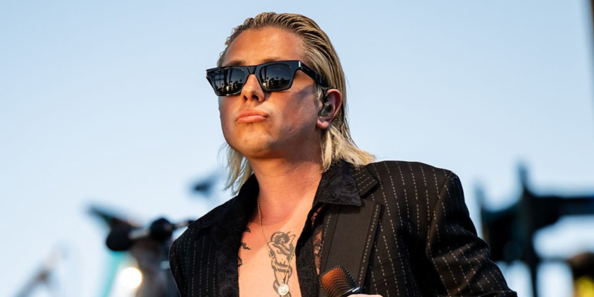 Argentine singer Paco Amoroso was seen wearing black Saint Laurent SL 719 001 sunglasses onstage at the Coachella Music Festival 2025.