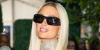 Paris Hilton was seen wearing black Gucci GG2273S 001 sunglasses at the Kering Foundation's Fifth Annual Caring For Women Dinner during New York Fashion Week.