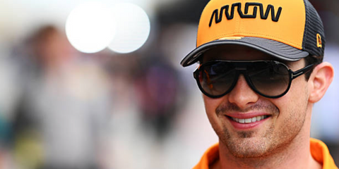 Mexican racing driver Pato O'Ward was seen wearing black Tom Ford Dimitry TF0334 01P sunglasses at the F1 Grand Prix of Austin. Shop online now on Pretavoir