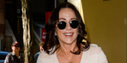 Actress Patricia Heaton was seen wearing gold Ray-Ban Round Metal 3447 001 sunglasses in 53mm wide New York City, June 2016. Shop online now on Pretavoir