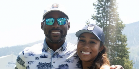American football player Patrick Peterson was seen wearing grey Oakley Holbrook XL OO9417 09 Polarised sunglasses at the American Century Championship 2024. Shop online now on Pretavoir