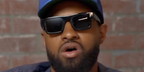 American basketball player Paul George was seen wearing black Prada PR 19WS 1AB5S0 square sunglasses in his podcast channel