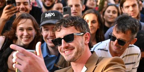 Paul Mescal is wearing Gucci GG1539S 001 Black Sunglasses at the Gladiator II Premiere in Australia