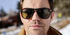 Actor and director Paul Wesley was seen wearing tortoiseshell Persol 0714 Folding 24/31 sunglasses with green lenses at the St. Regis World Snow Polo Championships in Aspen, Colorado, December 2024. Shop online now on Pretavoir