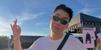 South Korean rapper Peakboy was seen wearing black Ray-Ban Daddy-O RB 2016 601/31 sunglasses in his Instagram post, August 2025.