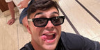 Spanish footballer Pedri Gonzalez of the Barcelona FC was seen wearing black Prada PR B11S 16K731 sunglasses in Japan, shared through his Instagram post in July 2025.