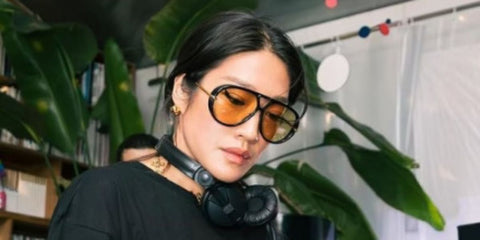 Bottega Veneta BV1273S 003 Drop Aviator - As Seen On Kendall Jenner & Bad Bunny