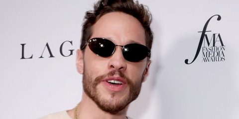 Pete Davidson was seen wearing black Ray-Ban RB 3734 002/B1 sunglasses at the Daily Front Row Fashion Media Award in New York City, September 2025.