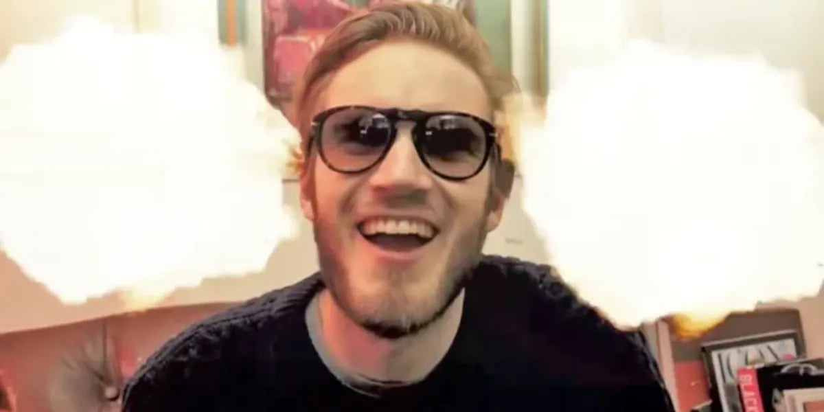 Swedish content creator PewDiePie was seen wearing tortoiseshell Persol 0649 24/51 sunglasses in his YouTube video in 2015. Shop online now on Pretavoir