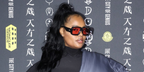 Precious Lee was seen wearing black Loewe x Paula's Ibiza LW40064U 01Y sunglasses with red lenses at a Moncler event in Shanghai, October 2024. Shop online now on Pretavoir