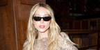 Princess Maria-Olympia of Greece wore Valentino La Coureuse VG0044S 001 sunglasses at the Valentino Spring Summer 2027 show during Paris Fashion Week.