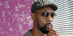 Celebrity rapper and founding member of Wu-Tang Clan RZA was seen wearing black Ray-Ban Aviator Large Metal RB 3025 002/51 sunglasses with brown gradient lenses in an interview with The Associated Press, October 2024.