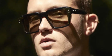 Raff Law, model and son of Jude Law, was seen wearing black Akoni Hercules AKS 105A sunglasses in a Hunger Magazine feature, issue 15. Shop online now on Pretavoir