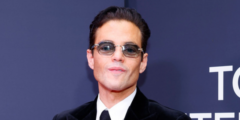 Rami Malek was seen wearing green Cartier CT0439S 004 hexagonal-shape rimless sunglasses at the Toronto International Film Festival 2025. Shop online now on Pretavoir