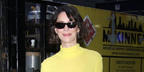Actress Rebecca Hall was seen wearing tortoiseshell Linda Farrow Falck LFL1448 C2 Sun sunglasses in New York City, promoting her Broadway role in An Enemy of The People in March 2024. Shop online now on Pretavoir