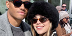 Rebecca Rittenhouse was seen wearing tortoiseshell Saint Laurent Sun SL 751 Jeanne 003 round oval sunglasses at The Snow League event in Aspen