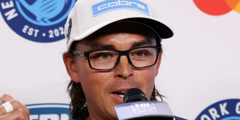 Rickie Fowler wears Oakley Metalink OX8153 01 glasses in Palm Beach Gardens, Florida (Jan 7th 2025) - buy online. 