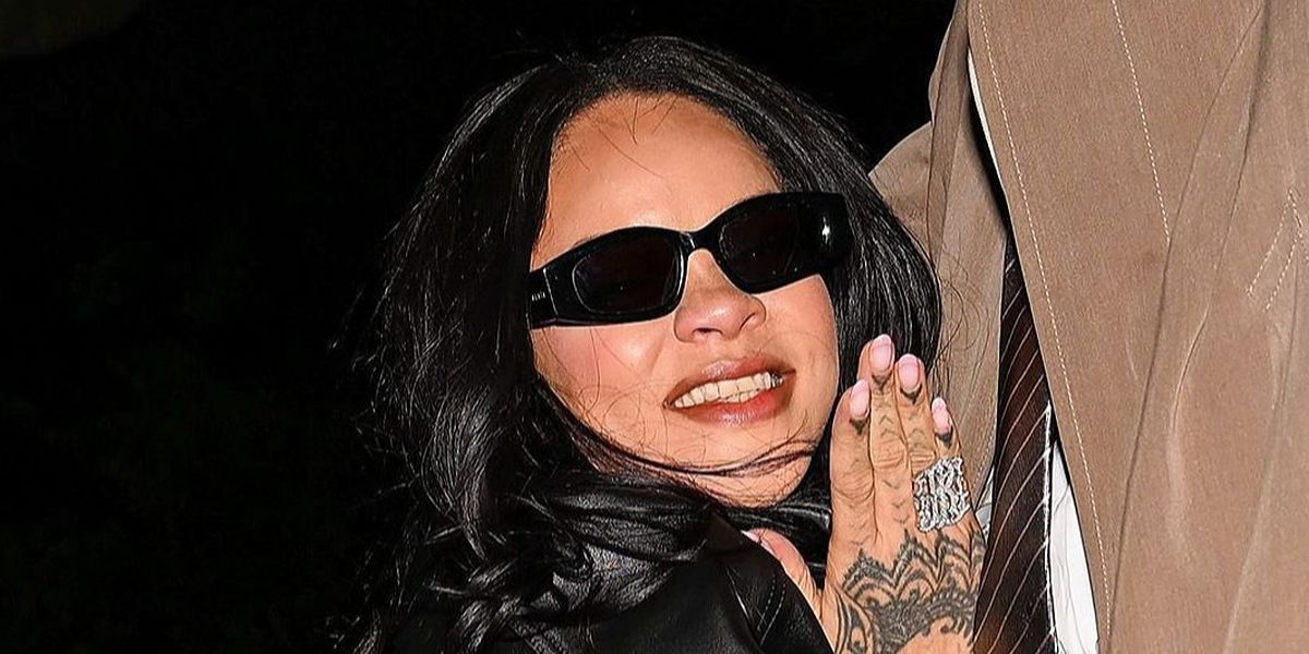 Rihanna was seen wearing black Alaia AA0079S 001 sunglasses in New York City, October 2025 celebrating ASAP Rocky's birthday.