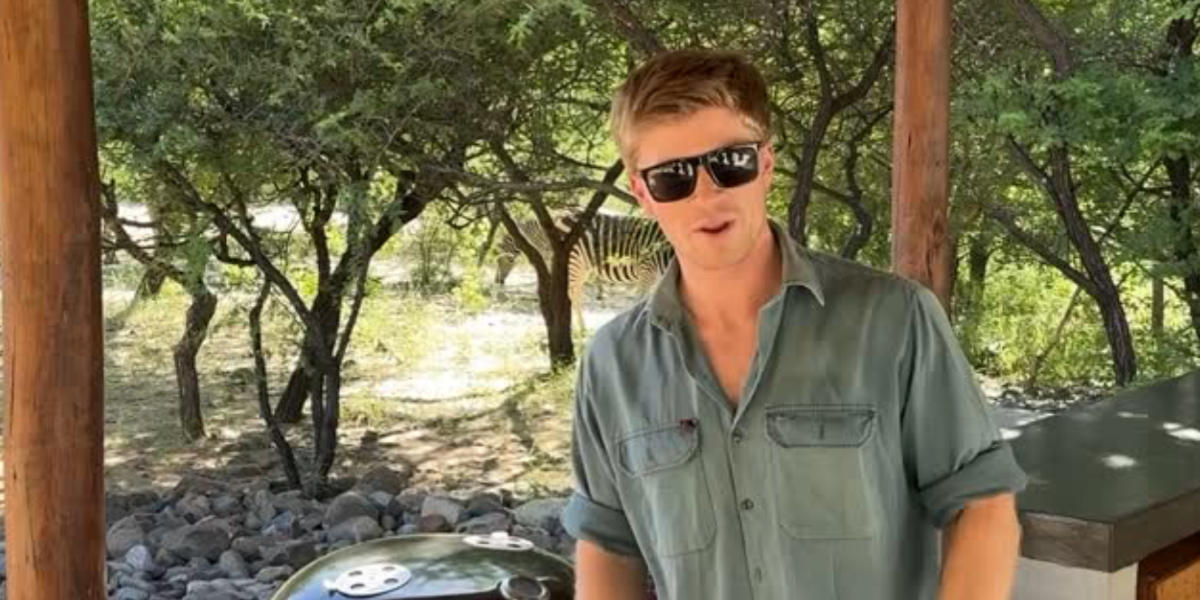 Steve Irwin's son Robert Irwin was seen wearing Oakley Leffingwell OO9100 04 rectangular sunglasses with black Prizm Polarised lenses in his Instagram post