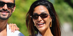 Italian television personality Rosa Perrotta was seen wearing black Bottega Veneta BV1390S 001  cat eye sunglasses at the Venice Film Festival 2025.