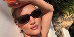 Rosie Huntington-Whiteley was seen wearing black Saint Laurent Sun SL 868 001 sunglasses in Malta, shared through her Instagram post in July 2026.
