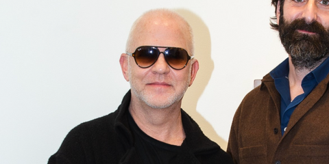 Ryan Murphy is seen wearing tortoiseshell Ray-Ban RB 4376 710/13 aviator sunglasses to the 2024 Frieze Los Angeles