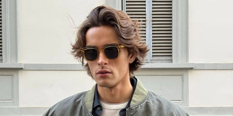 Italian model and influencer Ryan Prevedel was seen wearing Tom Ford Dax TF751 39N square sunglasses in Florence