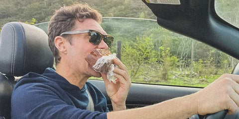 Ryan Seacrest was seen wearing transparent Oliver Peoples Oliver Sun OV5393SU 1669/R5 sunglasses in his Instagram post, June 2023