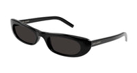 Saint Laurent Sun SL 557 Shade 001 - As Seen On Hailey Bieber & Usher