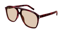 Saint Laurent Sun SL 596 Dune 003 - As Seen On Bruno Mars & Molly Mae Hague