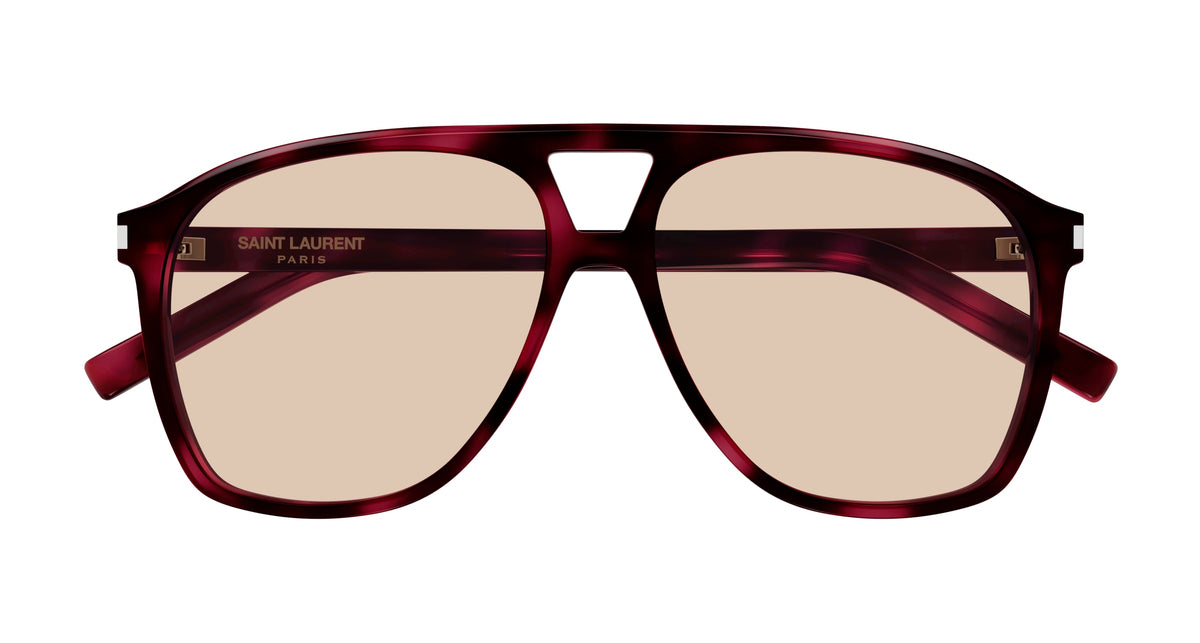 Saint Laurent Sun SL 596 Dune 003 - As Seen On Bruno Mars & Molly Mae Hague