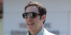 Sacha Baron Cohen was seen wearing grey tortoise Hugo Boss 1718/S KB78Z sunglasses at the Wimbledon Tennis Championships 2026.