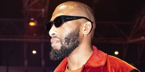 French mixed martial artist Salah-Dine Parnasse was seen wearing black Saint Laurent Sun SL 329 001 sunglasses.