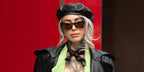 British content creator Sammi Jefcoate was seen wearing tortoiseshell Bottega Veneta BV1101S 002 cat eye sunglasses during London Fashion Week, season Fall/Winter 2022. Shop online now on Pretavoir