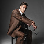 Italian football player Samuele Ricci was seen carrying black Akoni Pegasus AKX 528A optical glasses in an ICON Magazine feature, December 2025.