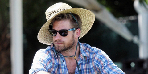 Actor Scott Speedman was seen wearing the iconic Ray-Ban Wayfarer 2140 901 Black sunglasses at the Coachella Music Festival 2009.
