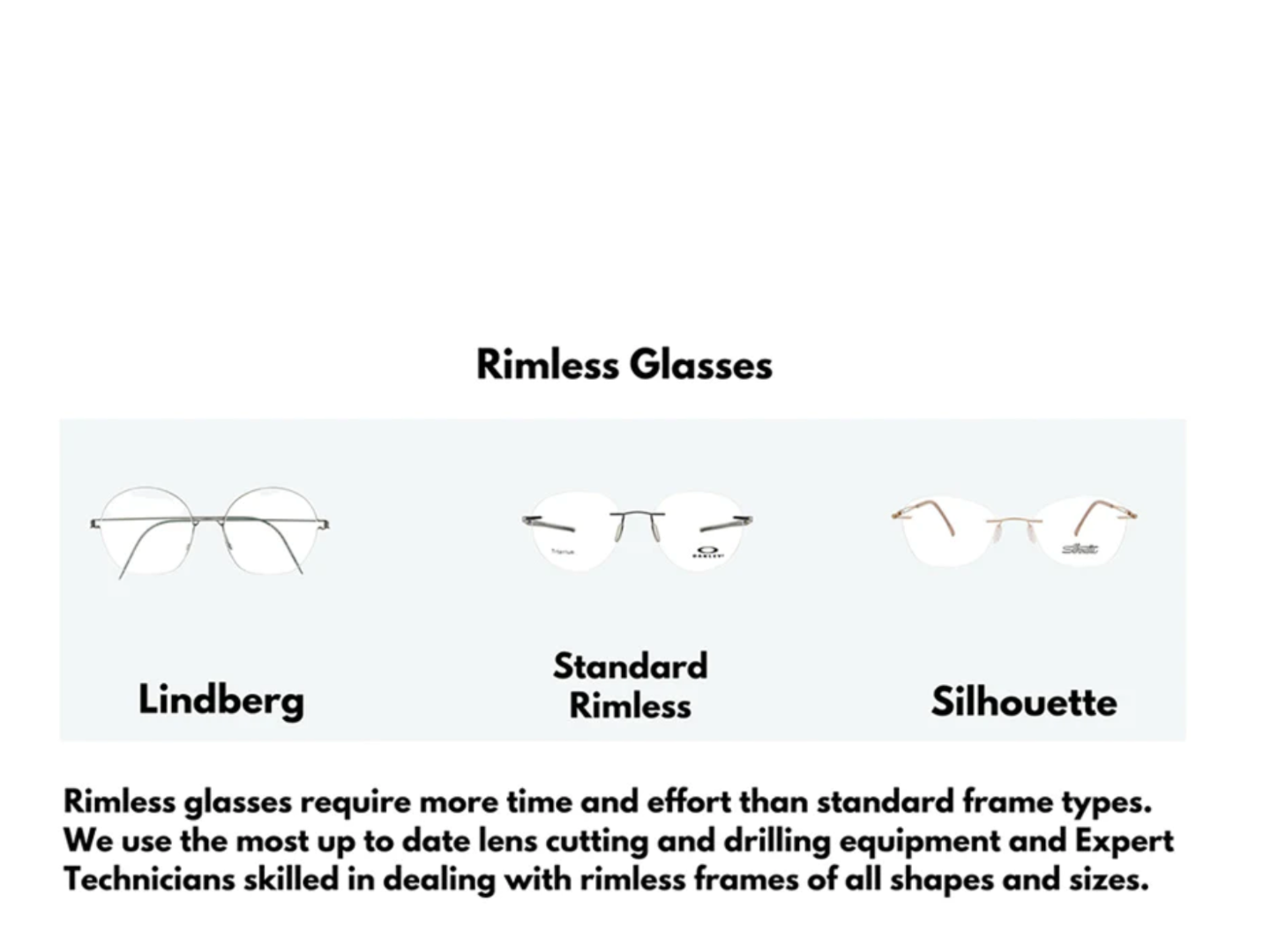 Post On Rimless Frame Rimless Frame Re-Lens - US