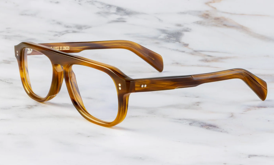 Cutler and Gross Graham GR14 06 Mustard Horn