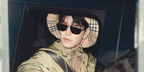 Seungmin of K-Pop group Stray Kids was seen wearing Burberry BE3164 1109/71 sunglasses on the set of Burberry Festival campaign in 2025.