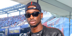 Basketball player Shai Gilgeous-Alexander was seen wearing black Gucci GG2240S 005 square sunglasses at the FIFA World Cup 2026 final match.