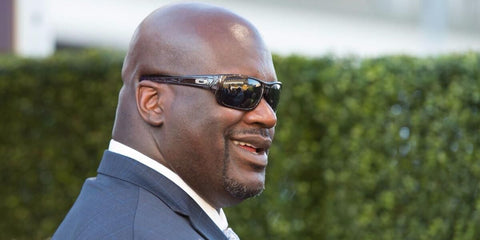 Basketball legend Shaquille O'Neal was seen wearing black Oakley Turbine OO9263 41 Prizm Polarised sunglasses.