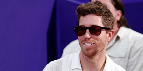 Shaun White is seen wearing Oakley Holbrook XL OO9417 35 Prizm sunglasses