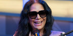 Singer-songwriter and musician Sheila E, was seen wearing dark tortoiseshell and beige Prada PR 24ZS 23A0A6 square sunglasses as she visited SiriusXM studio in Miami, April 2026.