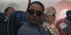 Simone Ashley was seen wearing tortoise Oliver Peoples x Khaite 1951c OV5573SU 1407/73 cat-eye sunglasses in The Devil Wears Prada 2 as Amari.